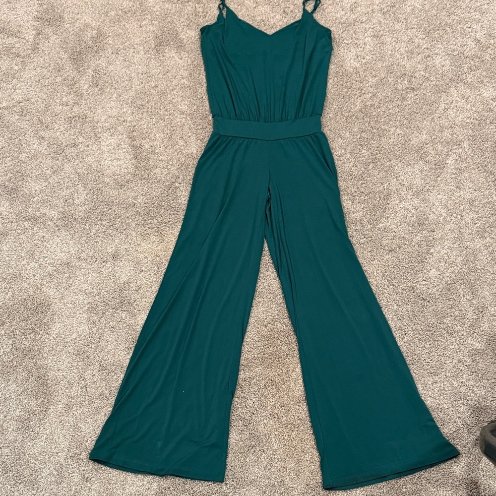 Veronica M Deep Teal Jumpsuit